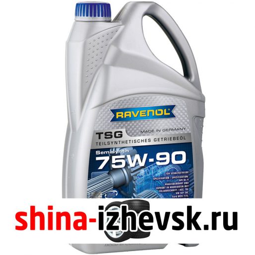 Трансмиссионное масло для автомобиля Ravenol TSG 75W90 4л в Ижевске